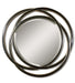 Uttermost Odalis Entwined Circles Black Mirror