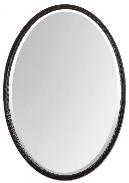 Uttermost Casalina Oil Rubbed Bronze Oval Mirror