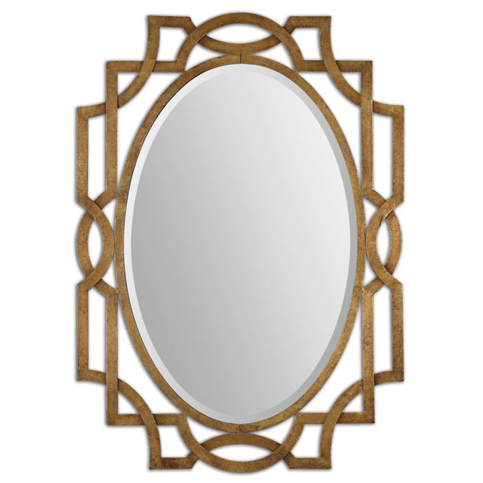 Uttermost Margutta Gold Oval Mirror