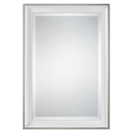 Uttermost Lahvahn White Silver Mirror