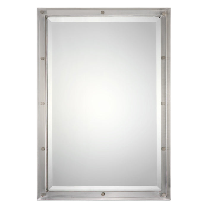 Uttermost Manning Brushed Nickel Mirror