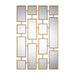 Uttermost Kennon Forged Gold Rectangles Mirror