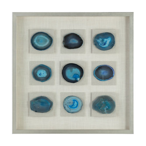 Uttermost Cerulean Blue Stone Shadow Box