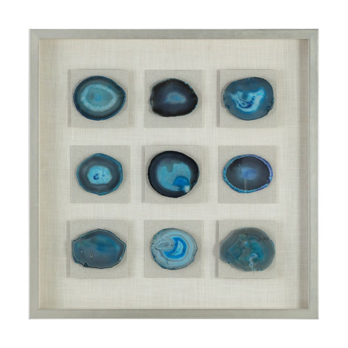 Uttermost Cerulean Blue Stone Shadow Box