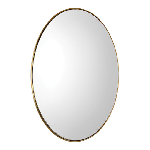 Uttermost Pursley Brass Oval Mirror