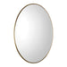 Uttermost Pursley Brass Oval Mirror