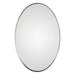Uttermost Pursley Brushed Nickel Oval Mirror
