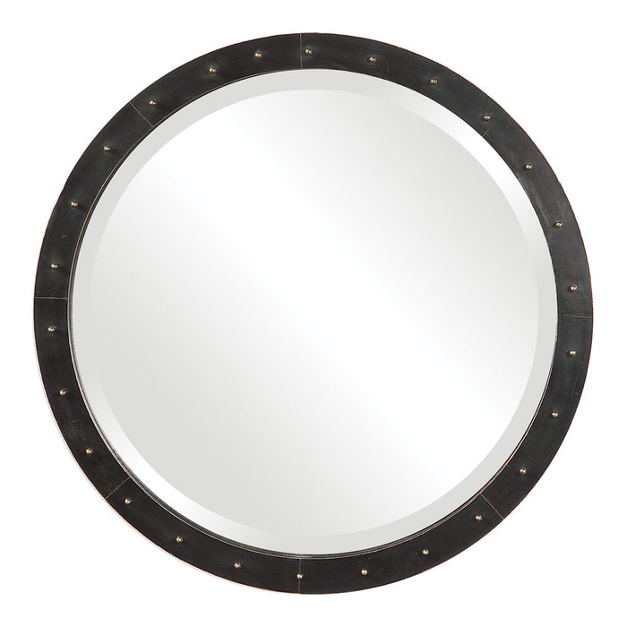 Uttermost Beldon Round Industrial Mirror