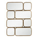 Uttermost Canute Modern Gold Mirror