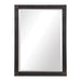 Uttermost Gower Aged Black Vanity Mirror