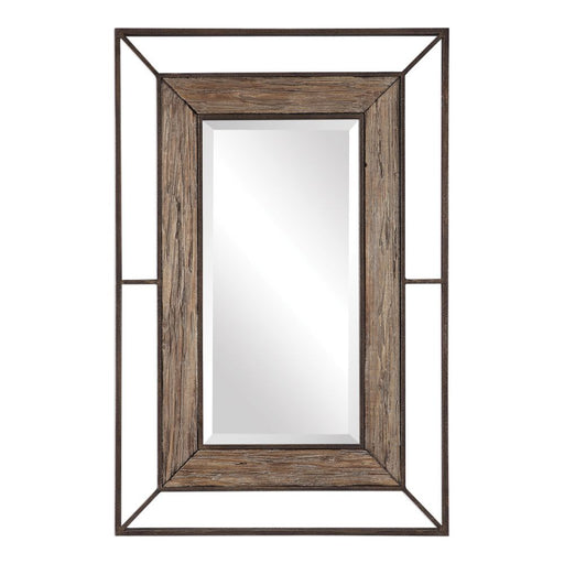 Uttermost Ward Open Framed Wood Mirror