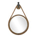 Uttermost Melton Round Pulley Mirror