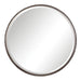 Uttermost Ada Round Steel Mirror