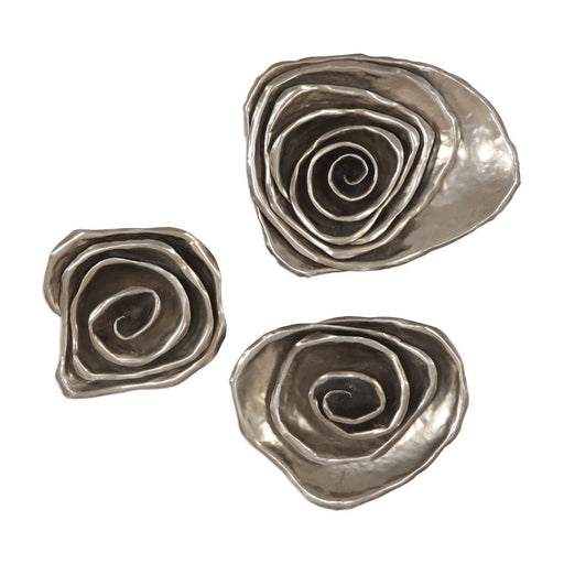 Uttermost Amalie Metal Spiral Wall Decor, S/3