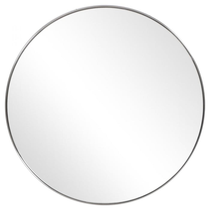 Uttermost Coulson Nickel Round Mirror