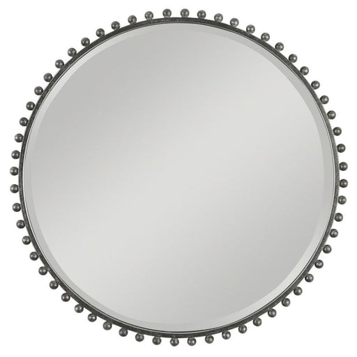 Uttermost Taza Round Iron Mirror
