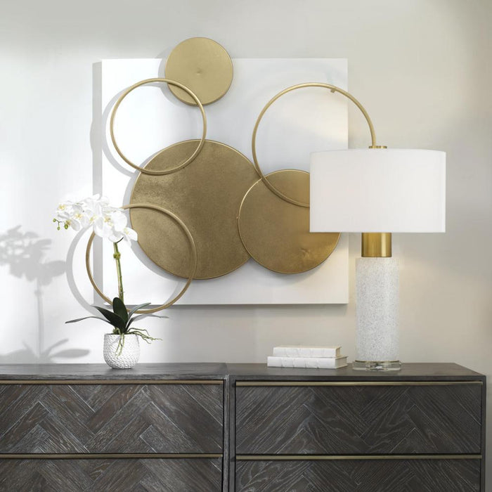 Uttermost Adagio Golden Disk Wall Art