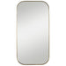 Uttermost Taft Plated Brass Mirror