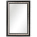 Uttermost Chamberlain Silver & Ebony Mirror
