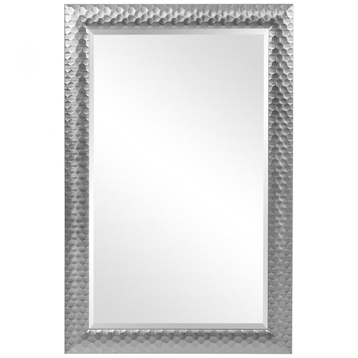 Uttermost Caldera Textured Gray Mirror