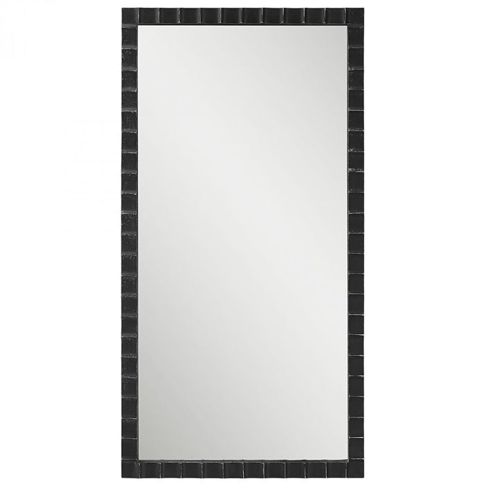 Uttermost Dandridge Black Industrial Mirror