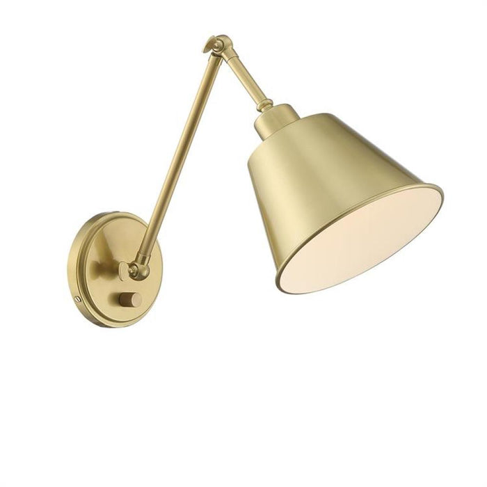 Mitchell 1 Light Aged Brass Wall Mount