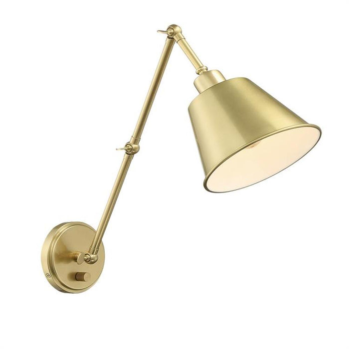 Mitchell 1 Light Aged Brass Wall Mount