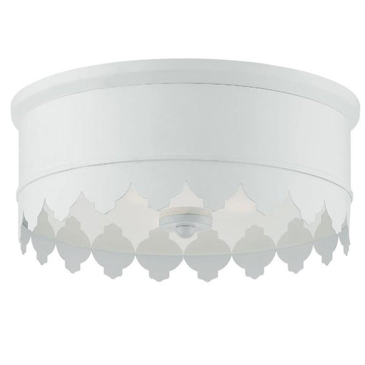 Nina 3 Light Matte White Ceiling Mount