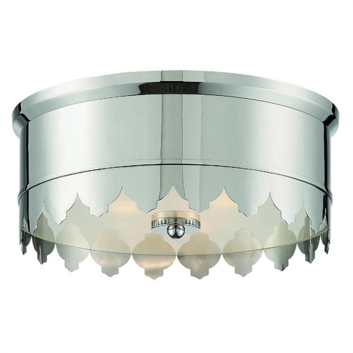 Nina 3 Light Polished Nickel Ceiling Mount