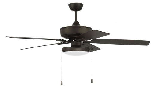 52" Outdoor Pro Plus Ceiling Fan w/Blades & LED White Slim Pan Light Kit