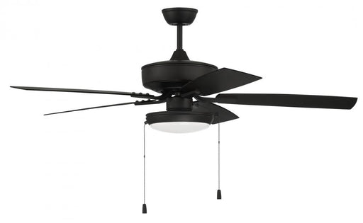 52" Outdoor Pro Plus Ceiling Fan w/Blades & LED White Slim Pan Light Kit