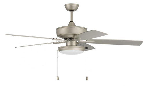 52" Outdoor Pro Plus Ceiling Fan w/Blades & LED White Slim Pan Light Kit