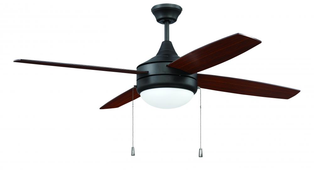 52" Ceiling Fan w/ 4 Blades, LED Light Kit, w/UCI-2000