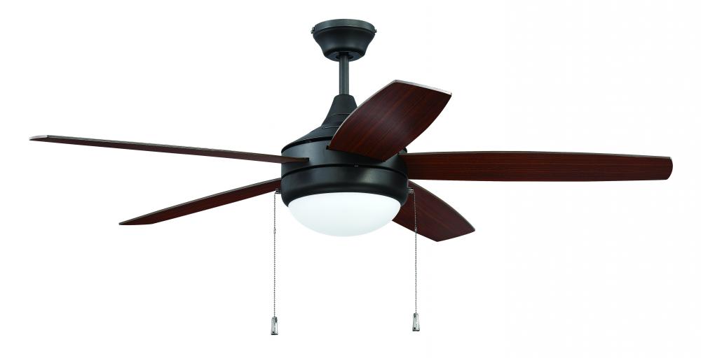 52" Ceiling Fan w/ 5 Blades, LED Light Kit, w/UCI-2000