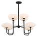 Parker 8 Light Black Forged Chandelier