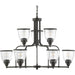 Saluda Collection Nine-Light Chandelier