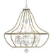 Fleurette Collection Three-Light Chandelier