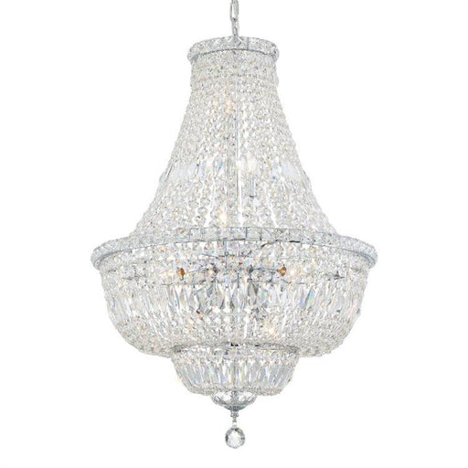 Roslyn 9 Light Polished Chrome Chandelier