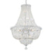 Roslyn 9 Light Polished Chrome Chandelier