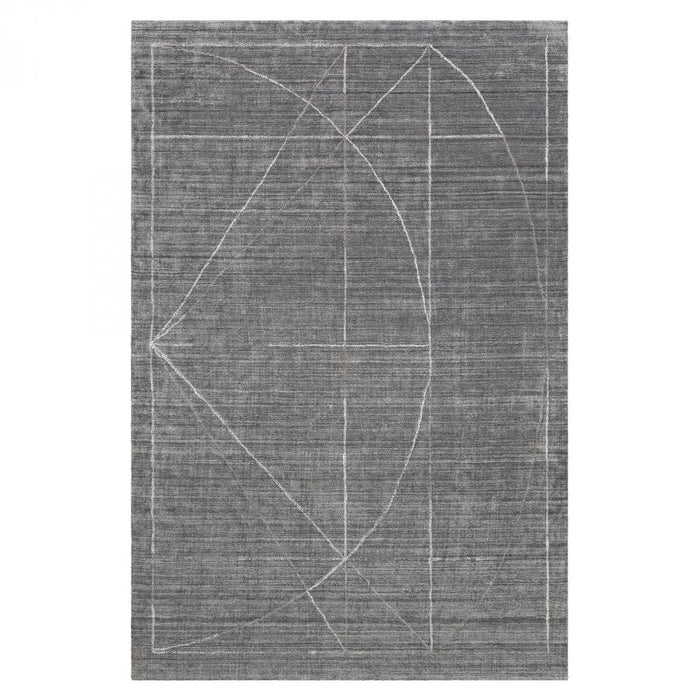 Uttermost Costilla Modern Gray 6 X 9 Rug