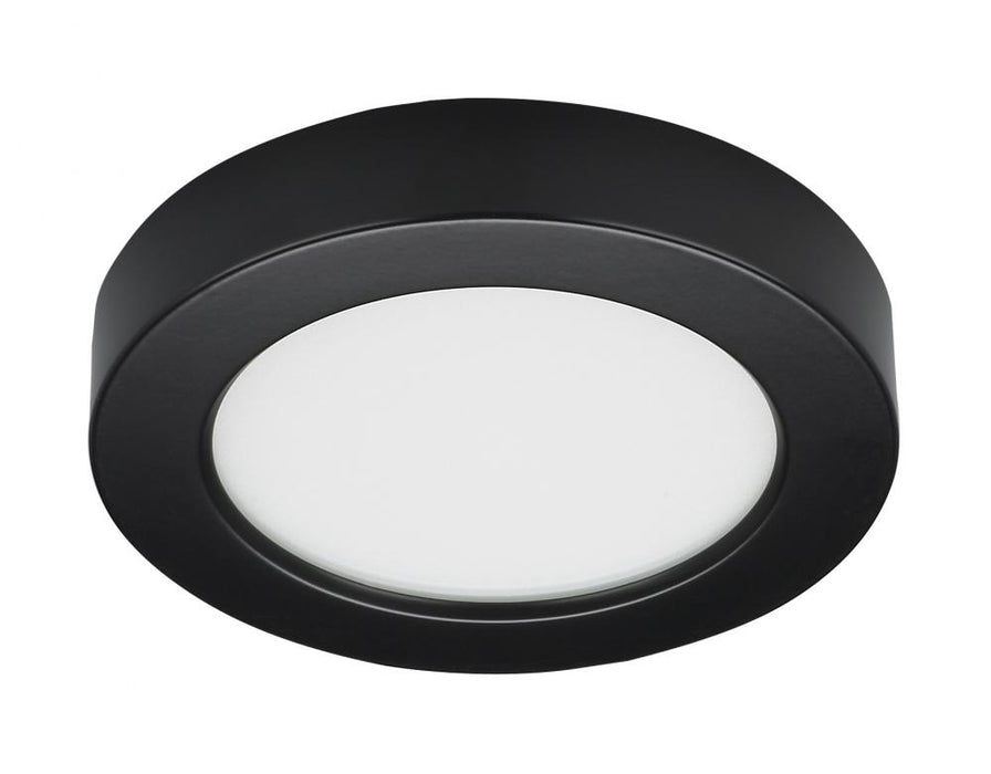 10.5W/LED/5.5"FLUSH/30K/RD/BK