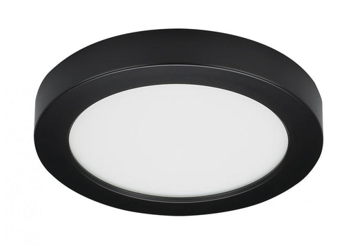 13.5W/LED/7"FLUSH/30K/RD/BK