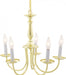 5 LIGHT 18" CHANDELIER