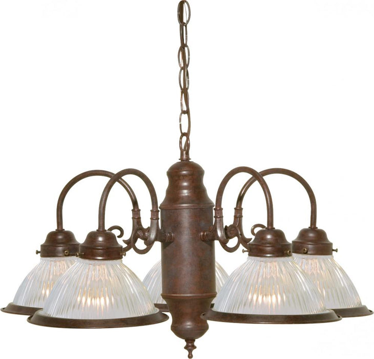 5 LIGHT 22" CHANDELIER