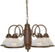 5 LIGHT 22" CHANDELIER