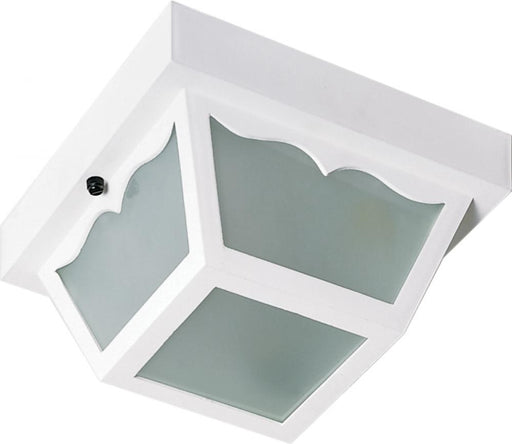 1 LIGHT 8" CARPORT FLUSH MOUNT