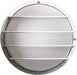 1 LIGHT POLY ROUND CAGE WALL