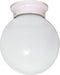 1 LIGHT 8" BALL FIXTURE