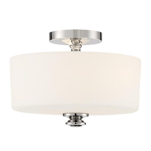 Travis 2 Light Polished Nickel Ceiling Mount