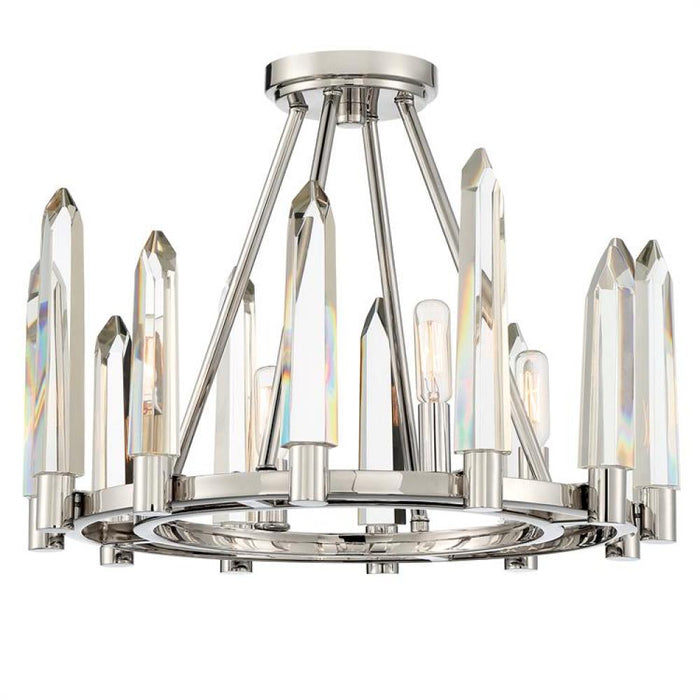 Watson 4 Light Polished Nickel Ceiling Mount